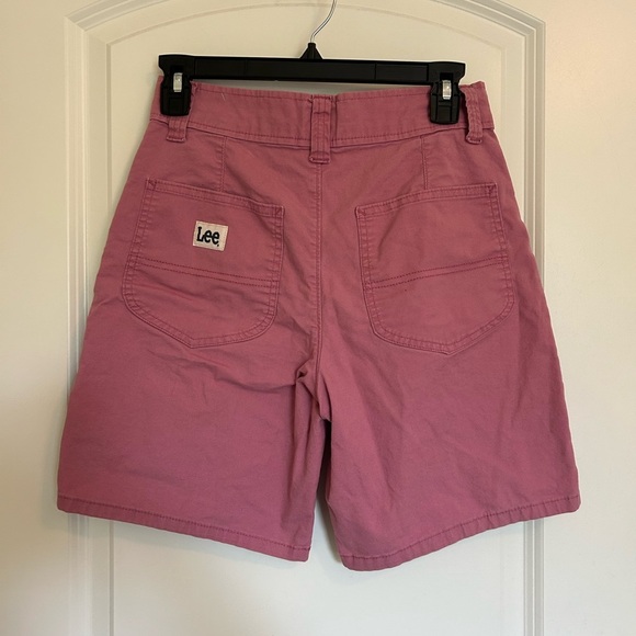 Lee Pink Bermuda cargo  Shorts Casual mid rise - Picture 1 of 8
